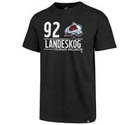 '47 Player NHL Colorado Avalanche Gabriel Landeskog - Camiseta, Hombre, Negro , medium
