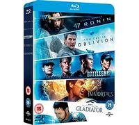 47 Ronin/Oblivion/Battleship/Immortals/Gladiator [Edizione: Regno Unito] [Blu-ray]