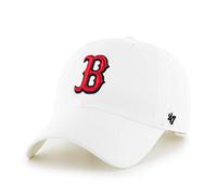 47 Unisex Adulto MLB Boston Red Sox Clean Up Gorra de béisbol, White, Talla Única