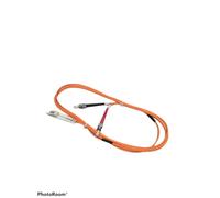 Fiber Optic Patch Cable, Duplex, Multimode, LC/ST, 50/125 µm, OM2, 2.0 m (7.0 ft.), Orange