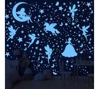 470PCS Estrellas Fluorescentes para Techo Unicornio Pegatinas Pared Hadas Estrellas Luminosos para el Techo Pegatinas de Pared Leuchtsterne Kinderzimmer Leuchtsticker
