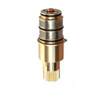 47175000 Cartucho termostático compacto de latón de 1/2" para conexiones de agua caliente/fría intercambiadas, repuesto para la versión de plástico GROHE 47175000
