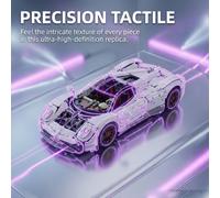 4719 piezas de bloques de construcción de ladrillo para coche, bloques de construcción técnicos de articulación, de coche a 1:8, juego de bloques de construcción de juguete, regalo de , regalo de