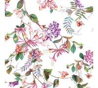 47456 - Ramo De Verano Flora Rosa Blanca Verde Galerie Papel Tapiz