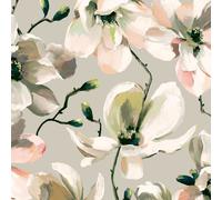 47464 - El Nuevo Libro De Diseño Papel Tapiz Floral Verde Galerie