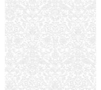 47608 - Papel Tapiz Galerie De Aves Florales Patrimoniales Blancas