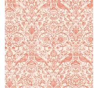 47622 - Papel Tapiz Beige Galerie De Aves Florales Patrimonio