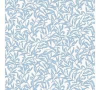 47642 - Papel Tapiz Vintage De Hoja Azul Galerie