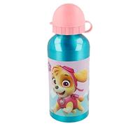 4773; Botella aluminio 400ml Patrulla canina, Paw patro, skye y everest; sin BPA.