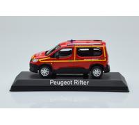 NOREV 1/43 FURGONETA PEUGEOT RIFTER BOMBEROS RESCATE MÉDICO 2019 MODELO