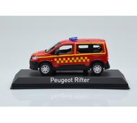 479071 Peugeot Rifter Sapeurs Pompiers Red Norev 1/43