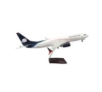 47cm 1 85 Escala para B737 Modelo México con Gears Base Landing Aircraft Resin Plan Colección De Modelos Coleccionables(No loght)