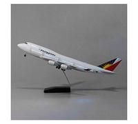 47CM Apto para Boeing 747 B747 Modelo Fuselaje W Avión Ligero Juguete Recuerdo Colección De Regalos Pantalla Kit de Juego de Pasatiempo(B)