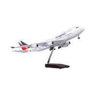47CM Apto para Boeing 747 B747 Modelo Fuselaje W Avión Ligero Juguete Recuerdo Colección De Regalos Pantalla Kit de Juego de Pasatiempo(A)