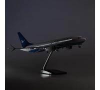 47cm Apto para Xiamen Airlines B737MAX 737 Modelo De Avión Luces Y Ruedas Tren Aterrizaje Aviones Coleccionables Kit de Juego de Pasatiempo(B)