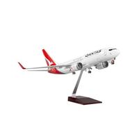 47CM para Qantas B737 Australia Modelo Avión Avión En Miniatura De Resina Pantalla De Escritorio Entusiastas La Aviación(No Light)