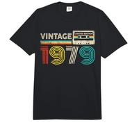 47th Birthday Gifts Vintage 1979 Cassette Tape Retro Vintage Comfort Colors Adult Heavyweight T-Shirt