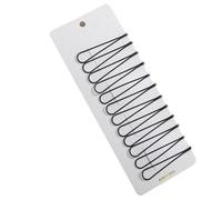 48/96pcs Black Simple Bobby Hairpins Women Invisible Wavy Triangle Hair Clips Barrettes Hairgrips Headdress Pins(Black-style 01,96pcs)