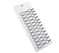 48/96pcs Black Simple Bobby Hairpins Women Invisible Wavy Triangle Hair Clips Barrettes Hairgrips Headdress Pins(Black-style 07,48pcs)