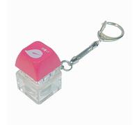 (48,9900)Llavero de teclado, tecla de teclado mecánico iluminado, juguete antiestrés, alivio del estrés, Mini