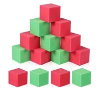 48 cubos de espuma suave de 13 cm, bloques de espuma para niños | Bloques de espuma grandes, bloque de espuma para construir y apilar niños. Acolchado de espuma seguro para niños para parque