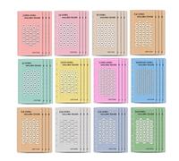 48 Hojas de Planificador de Presupuesto A6, Retos para Ahorrar Dinero,12 Tipos, Agenda Ahorro Dinero A6, Organizador de Dinero PequeñO Accesorios Hojas de Tracking para Oficina Hogar Escuela