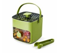 48 Ice Cube Maker with Easy Press Lid, Double-Layer Silicone Ice Tray with Storage Bin and Tongs, Portable Ice Mold for Freezer, Ideal for Whiskey, Cocktails, Coffee and Parties (Green)