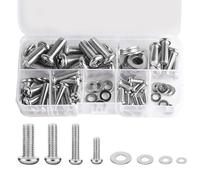 48 juegos de tornillos VESA universales, tornillos para soporte de TV, M4 M5 M6 M8, juego de tornillos de acero inoxidable para monitores de TV y televisores, con arandelas, juego de hardware