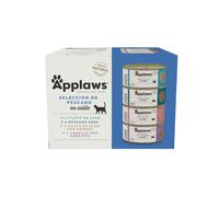 48 latas x 12 latas x 70 g Applaws Fish Collection Lata para gatos ¡Pack ahorro!