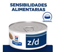 48 latas x 156 g Hill's Prescription Diet Food Sensitives lata z/d para gatos ¡Pack ahorro!