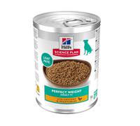48 latas x 363 g Hill's Adult Perfect Weight Pollo y Vegetales lata para perros ¡Pack ahorro!