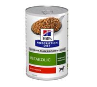 48 latas x 370 g Hill's Prescription Diet Metabolic Pollo lata para perros ¡Pack ahorro!