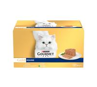 48 latas x 85 g Gourmet Mousse Varios Sabores lata para gatos