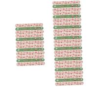 48 limas de uñas navideñas para uñas acrílicas, bloque de lijado de uñas, herramientas profesionales de pedicura, mini kit de pulido de manicura, brocas para uñas, limas de uñas