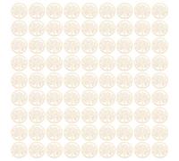 48 piezas de tallas en madera del Árbol de la Vida, adornos artesanales DIY, decoraciones de árbol de madera con talla en forma de rayo y acabado liso, ideales para decorar