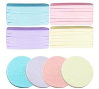48 Piezas Esponjas Faciales Comprimidas, Esponjas Desmaquillantes de Celulosa, Esponja Limpieza Facial Esponja de Lavado Facial, Esponja Maquillaje para Limpieza Facial