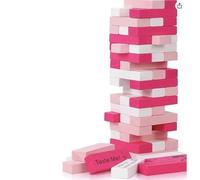 48 piezas Juego de torre erótica de madera Torre de la tentación Torre de parejas Bloques apilables Torre picante para parejas Juegos de mesa eróticos Juego de parejas en español para pareja Amigos