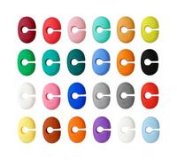 48 Piezas Marcadores de Copas, Marcadores de Vasos Reutilizables para Copas de Vino, Copa Gin Tonic, Champagne y Cócteles, Ajuste Universal para Fiestas y Uso Diario.