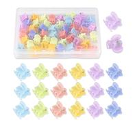 48 Piezas Pinzas de Pelo Pequeñas,Mini Clips Pelo Mujer,HMCEY Hair Clips Small,Mola Cabelo Mulher,Claw Clip Antideslizante,Horquillas para el Pelos Niña,Pinzas Cabello Aesthetic para Accesorios pelos