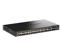 48 Ports GE PoE 30W+4 Ports 10G SFP+
