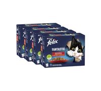 Felix húmedo gato fantastix gelatinas carnes 12x85 gr