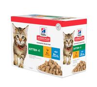 48 sobres x 85 g Hill's Science Plan Kitten Pollo y Pescado sobre para gatos ¡Pack ahorro!