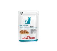 Royal Canin VET Skin & Coat - Alimento en salsa para gato con dermatitis y caída del pelo - Cantidad: 85 g