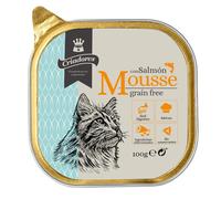 48 tarrinas x 100 g Criadores Grain Free Mousse de Salmón tarrina para gatos ¡Pack ahorro!