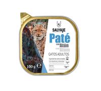 48 tarrinas x 100 g Salvaje Adulto Atún en Paté Tarrina para gatos ¡Pack Ahorro!