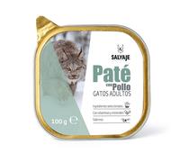 48 tarrinas x 100 g Salvaje Adulto Pollo en Paté tarrina para gatos ¡Pack Ahorro!