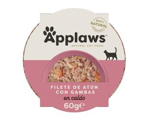 48 tarrinas x 60 g Applaws Atún y Gambas tarrina para gatos ¡Pack ahorro!