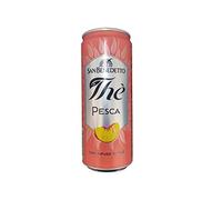 48 x San Benedetto The' Peach Ice Tea Drink Beverage 24 x 330ml Single Doses
