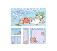 480 Hojas de Dibujos Animados Lindo Capybara Sticky Note Set Escolares Multifuncional Planificador Pegatina Estética Papelería Regalos