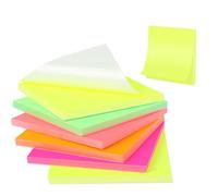 480 notas adhesivas electrostáticas, 76 x 76 mm, autoadhesivas, coloridas, autoadhesivas, para colegio, oficina, hogar